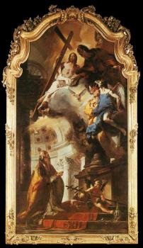 Giovanni Battista Tiepolo : Pope St Clement Adoring the Trinity